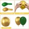 Green and Gold Balloon Garland Arch kit,114Pcs Gold Metallic Balloons Forest Hunter Dark Green Latex Balloons Different Sizes Pack of 18 12 10 5 Inch for Baby Shower Jungle Party Decorations